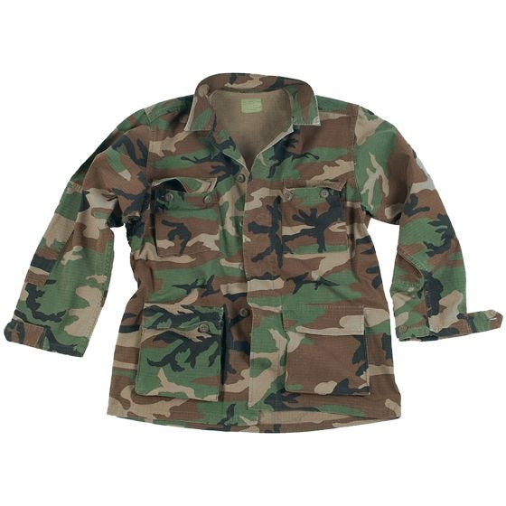 Bluza Teesar BDU Ripstop Prewashed Woodland