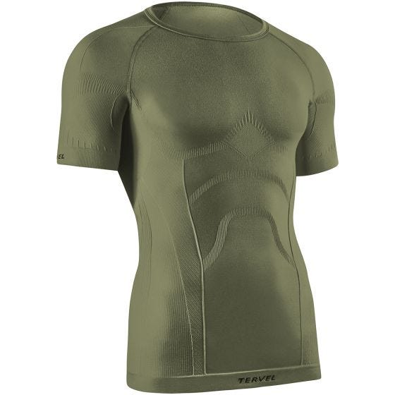 Koszulka Termoaktywna Tervel Comfortline Krótki Rękaw Military