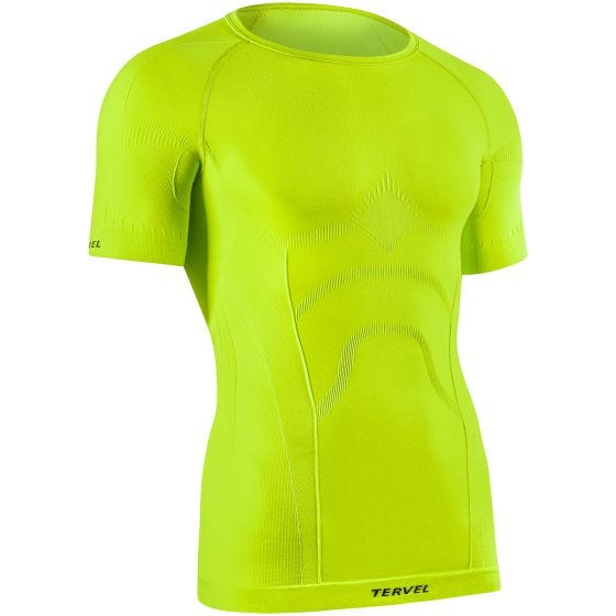 Koszulka Termoaktywna Tervel Comfortline Krótki Rękaw Yellow Fluo