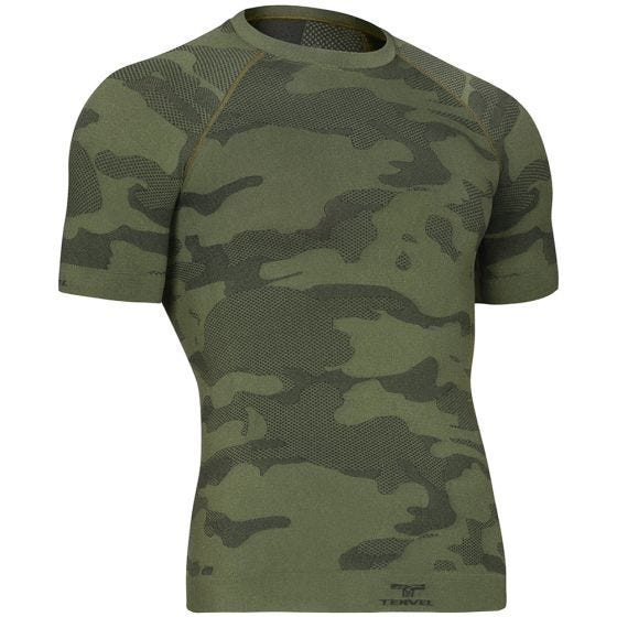 Koszulka Termoaktywna Tervel Optiline Light Tactical Krótki Rękaw Camo Green