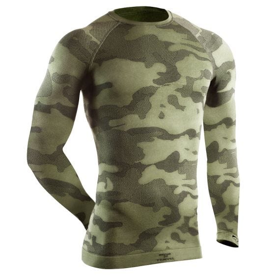 Koszulka Termoaktywna Tervel Optiline Tactical Długi Rękaw Camo Green