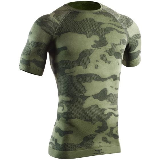 Koszulka Termoaktywna Tervel Optiline Tactical Krótki Rękaw Camo Green