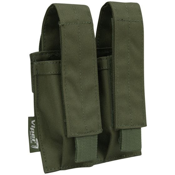 Ładownica Podwójna Viper na Magazynki do Pistoletu Olive Green