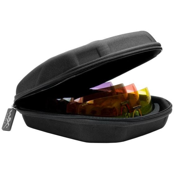 Okulary Taktyczne Wiley X WX Detection - Clear + Yellow + Orange + Purple + Copper - Czarne