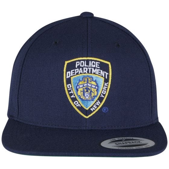 Czapka z Prostym Daszkiem YP NYPD Emblem Navy