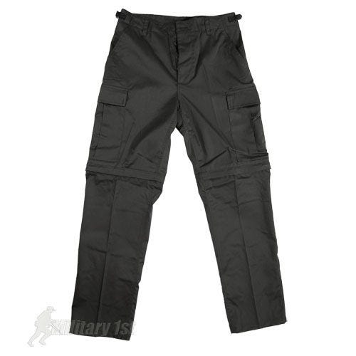 Spodnie 2w1 Mil-Tec Zip-Off Combat Czarne