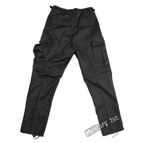 Spodnie 2w1 Mil-Tec Zip-Off Combat Czarne