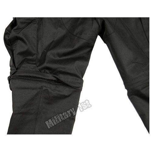 Spodnie 2w1 Mil-Tec Zip-Off Combat Czarne